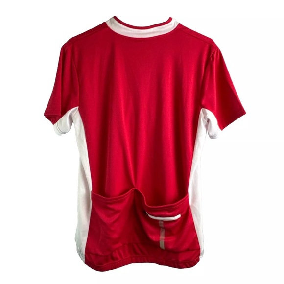NEW bpbtti Women’s X-Large Cycling Shirt Short Sleeves Red Biking XL Athletic - Picture 3 of 9